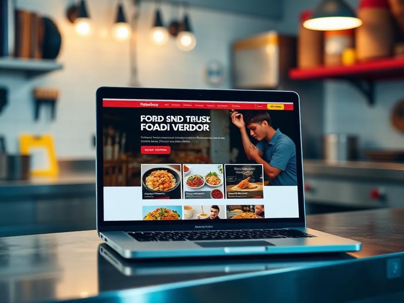 Rolling Fork Food Truck website preview